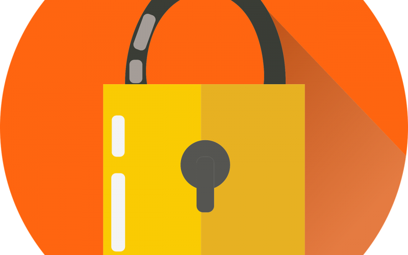 Free lock security key vector